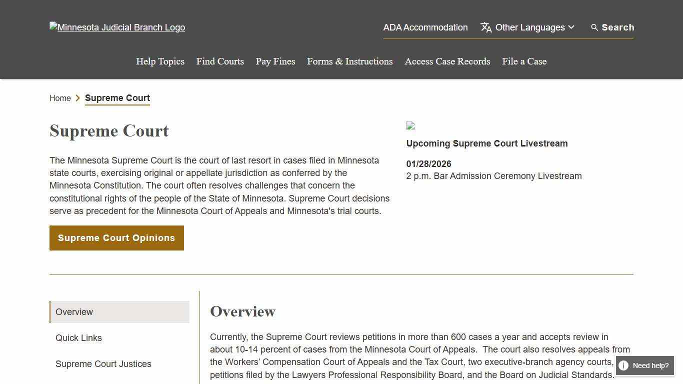 Minnesota Supreme Court